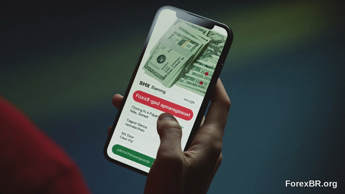 Celular com transferência Pix para destinatário desconhecido